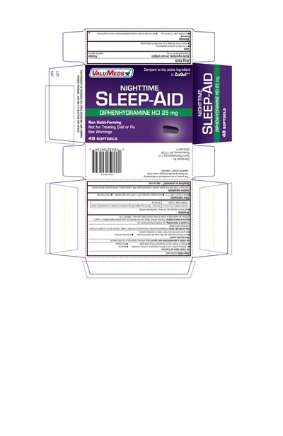 Image Description (Valumeds Nighttime Sleepaid48ct)